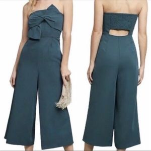 NWOT Anthropologie strapless jumpsuit Hailee C brand